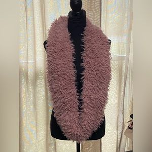 NWT Code fluffy infinity scarf